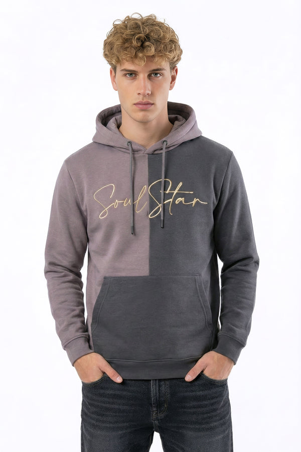 soulstar Soulstar Signature Color-Block Hoodie Taupe