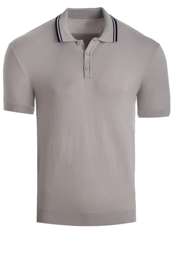 Soulstar Smart Button Polo Stone