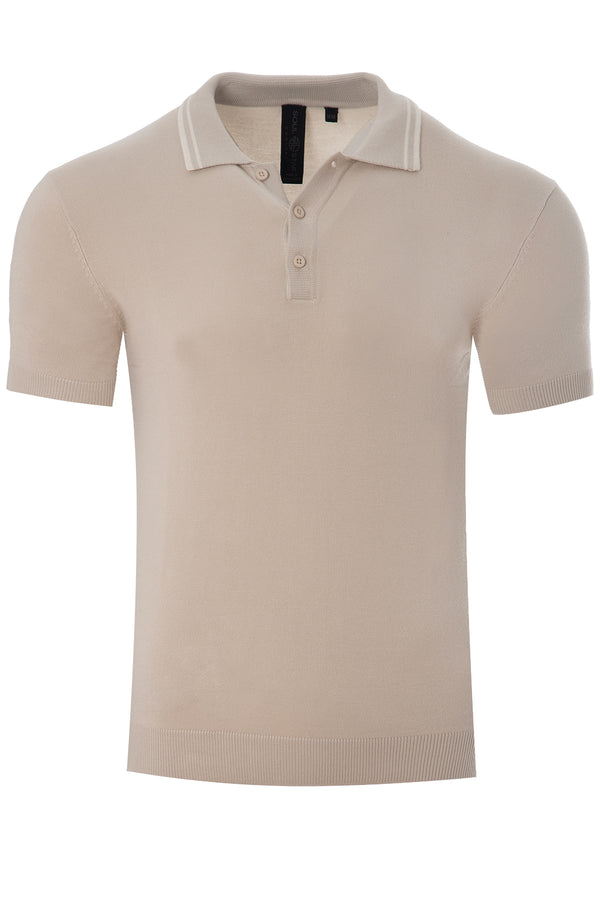 Soulstar Smart Button Polo Stone