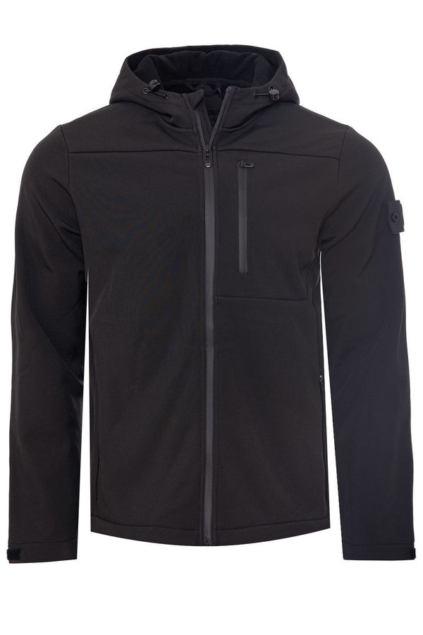 Soulstar Softshell Hooded Jacket Black