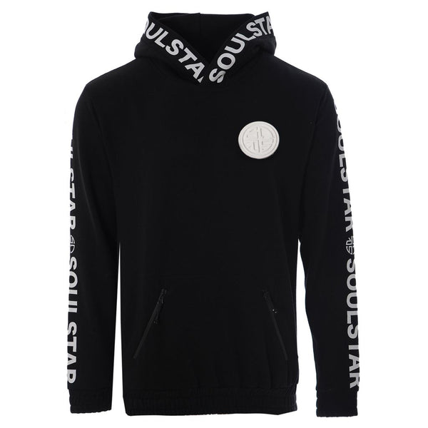 Soulstar Soulstar Branded Hooded Sweatshirt Black