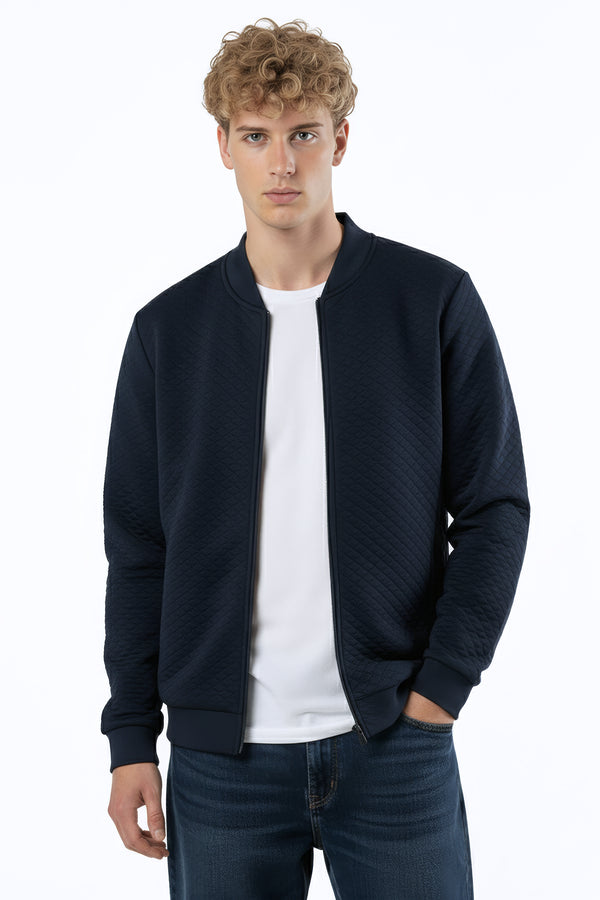 soulstar Sweat Bomber Jacket Black