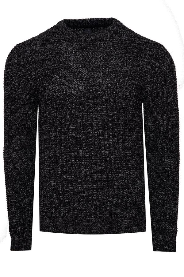 Soulstar Textured Knit Jumper Black