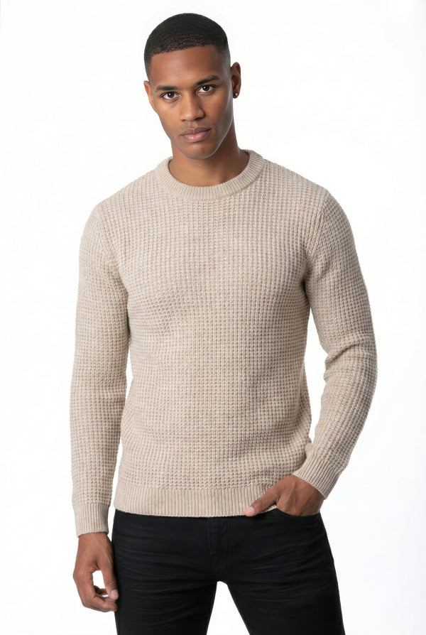 soulstar Textured Knit Jumper Black