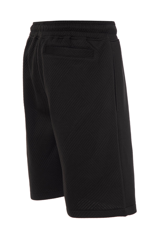 Soulstar Textured Shorts Black