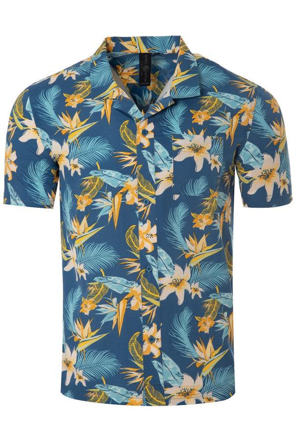Soulstar Tropical Shirt Blue