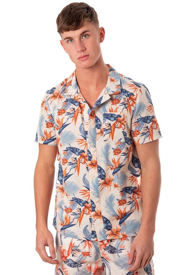 soulstar Tropical Shirt Blue