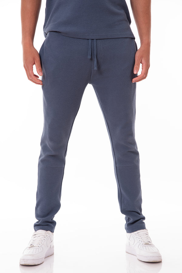 Soulstar Waffle Joggers Blue
