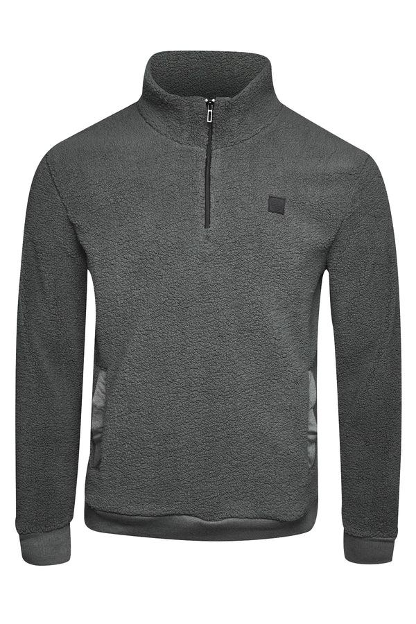 Soulstar Teddy Fleece Sweater - Sherpa Pullover Green