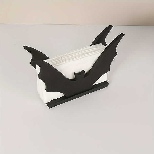 Sourpuss Clothing 1pc Bat Shaped Napkin Holder Modern Farmhouse Decorative Tissue Holder With Artistic Design Suitable For Thanksgiving Valentine'S Day Restaurant And Caf E Decoration Simple Desktop Decoration