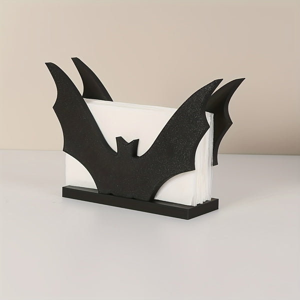 sourpuss clothing 1pc Bat Shaped Napkin Holder Modern Farmhouse Decorative Tissue Holder With Artistic Design Suitable For Thanksgiving Valentine'S Day Restaurant And Caf E Decoration Simple Desktop Decoration
