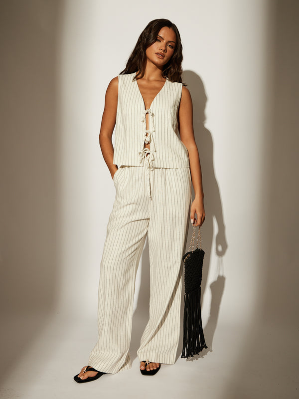 South Beach Black Fringe Detail Cross Body Chain Bag