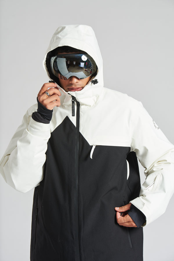 south beach Men's Ski Mountain Jacket in Monochrome