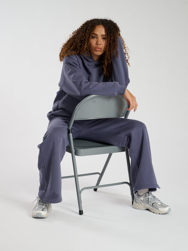 South Beach Off Duty Wide Leg Joggers In Capri Blue