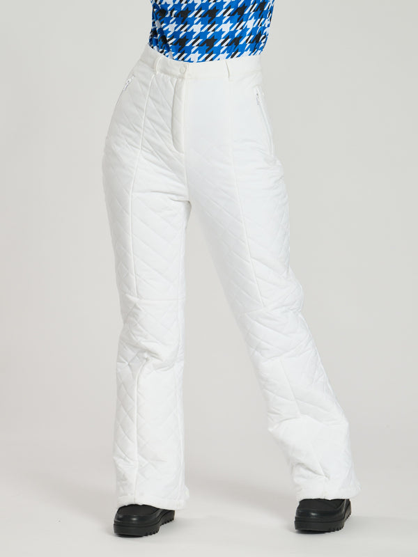 South Beach Piste Padded Ski Trousers In Snow White