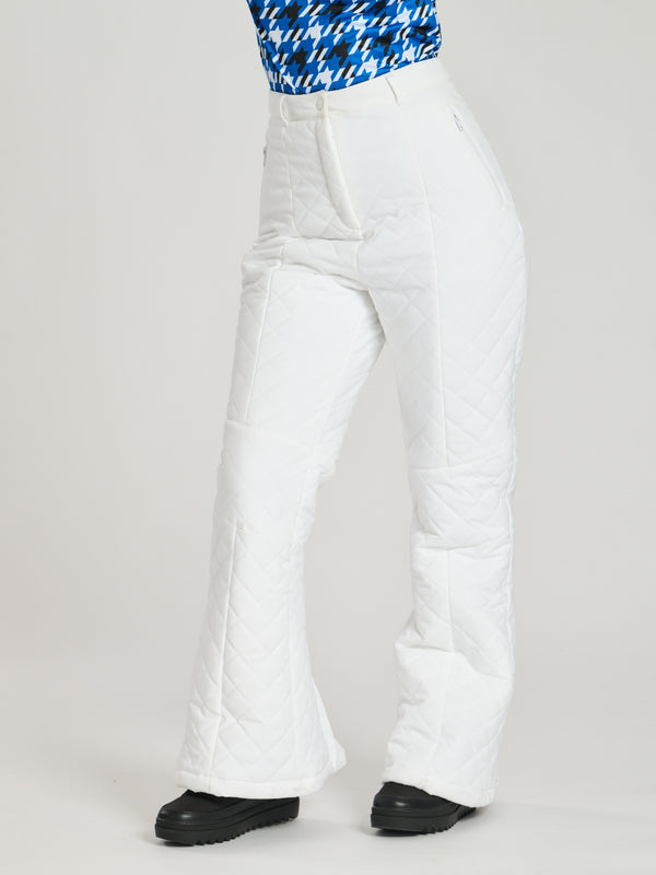 South Beach Piste Padded Ski Trousers In Snow White