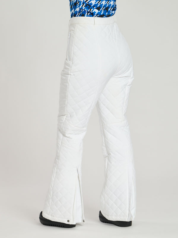 South Beach Piste Padded Ski Trousers In Snow White