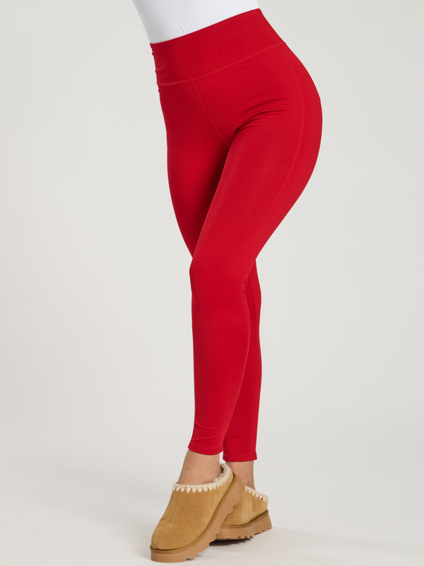 south beach Alpine Base Layer Legging in Cherry