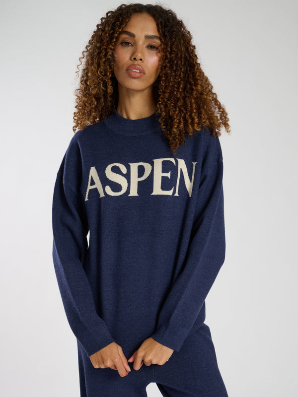 South Beach Content Aspen Jumper In Navy