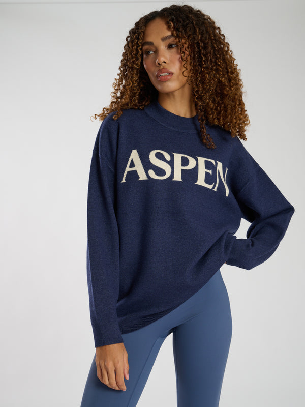 South Beach Content Aspen Jumper In Navy