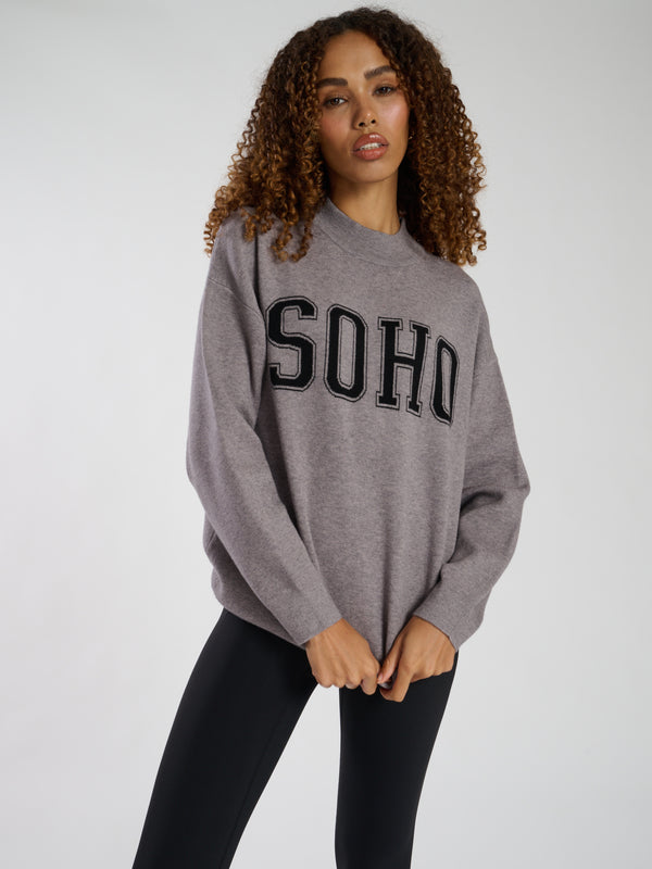 south beach Content Soho Jumper in Grey