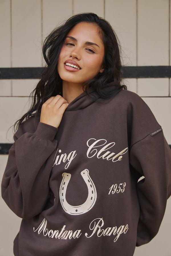 South Beach Core Hoodie In Brown