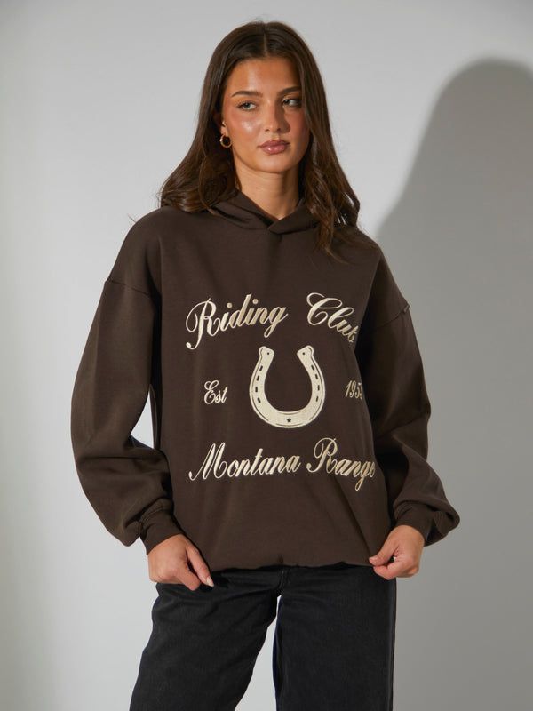 South Beach Core Hoodie In Brown