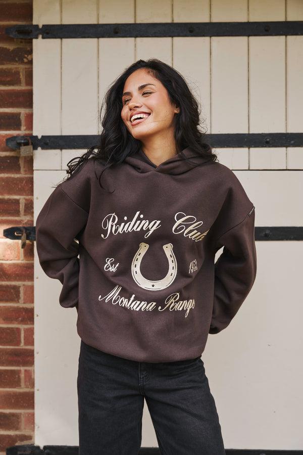 south beach Core Hoodie in Brown