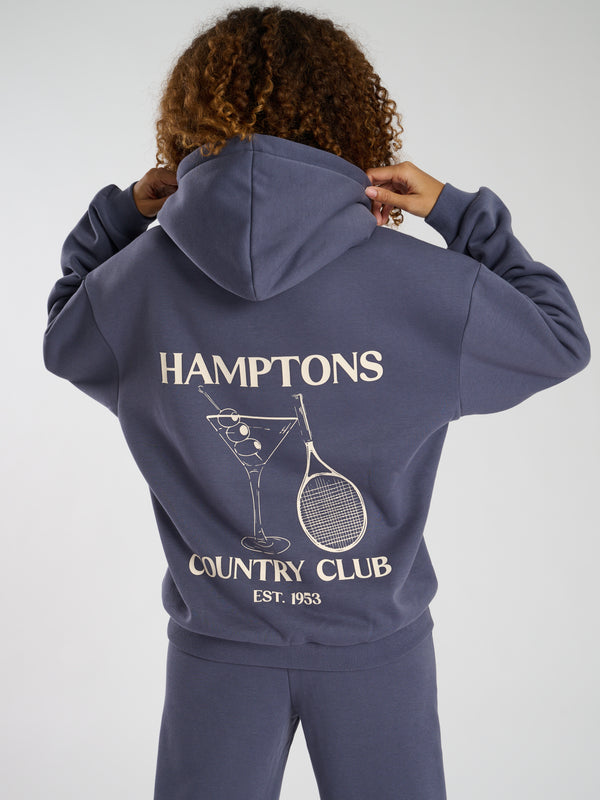 South Beach Cushy Hoodie In Capri Blue