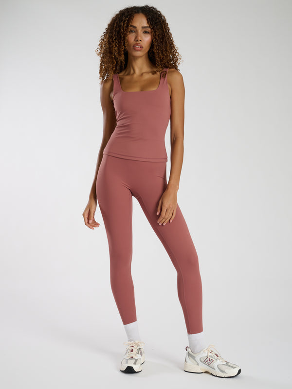 south beach Errands Leggings in Dusty Pink