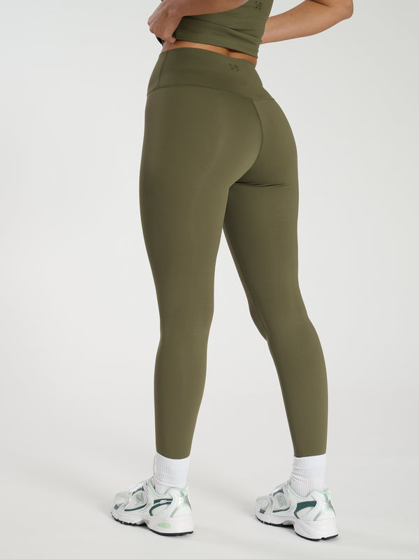 South Beach Errands Leggings In Khaki