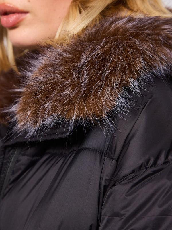 South Beach Hawthorne Padded Coat In Black