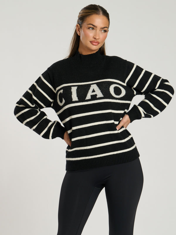 south beach Lodge Ciao Jumper in Black