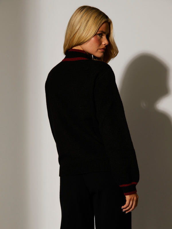 South Beach Lodge Val Thorens Jumper In Black