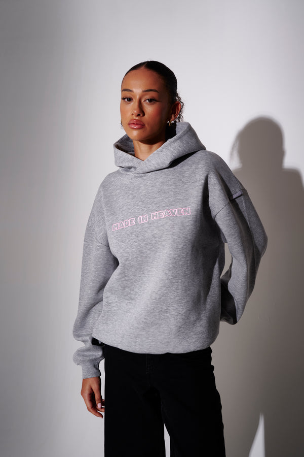 south beach Made in Heaven Graphic Hoodie in Grey