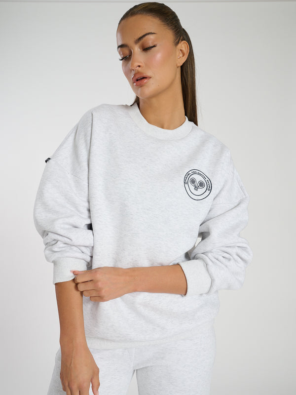 South Beach Mellow Sweater In Grey