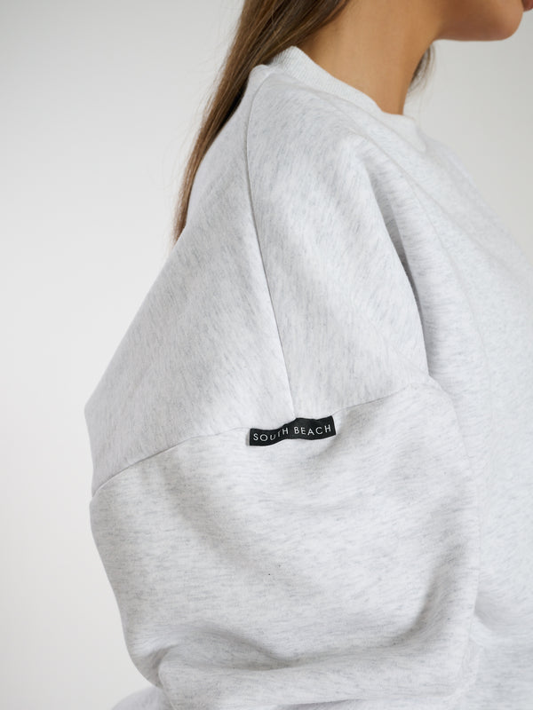 South Beach Mellow Sweater In Grey
