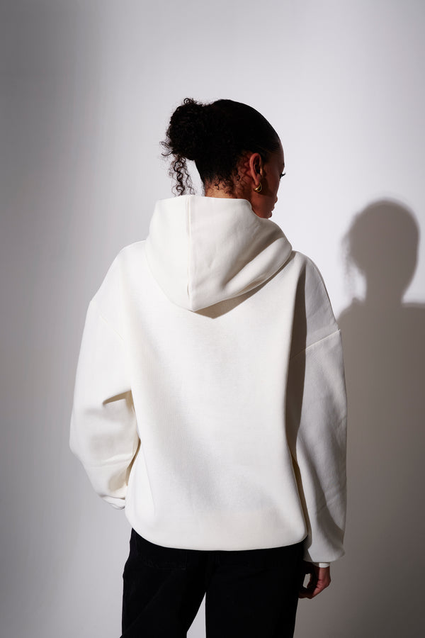 South Beach Montreal Graphic Hoodie In Cream