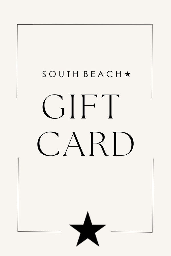 south beach South Beach Gift Card