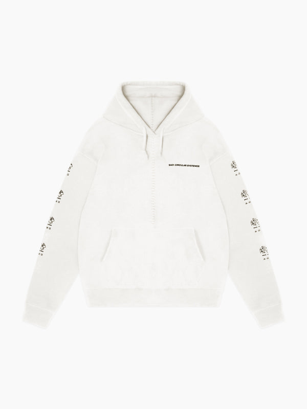 space available Circular Design Artisan Hoodie White