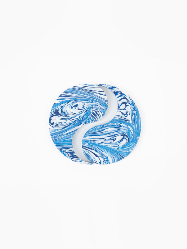 Space Available Dualism Recycled Plastic Coasters Set Of 4 Blue