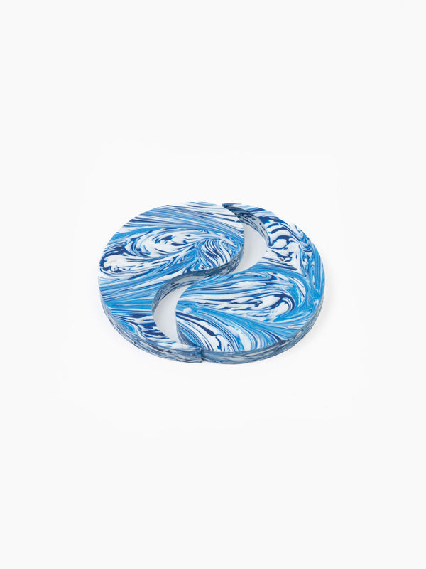 space available Dualism Recycled Plastic Coasters Set of 4 Blue