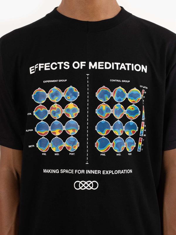 Space Available Effects Of Meditation T-Shirt Black