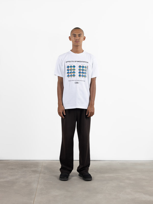Space Available Effects Of Meditation T-Shirt White