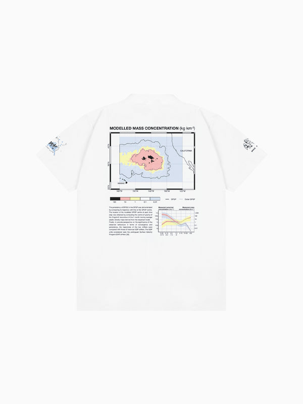 Space Available Great Pacific Garbage Patch Tee White