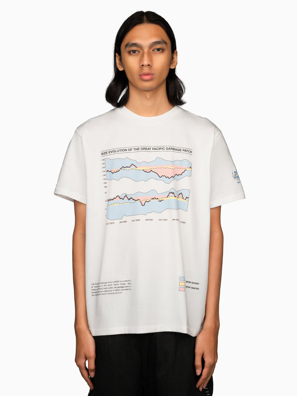 Space Available Great Pacific Garbage Patch Tee White