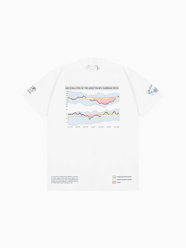 space available Great Pacific Garbage Patch Tee White