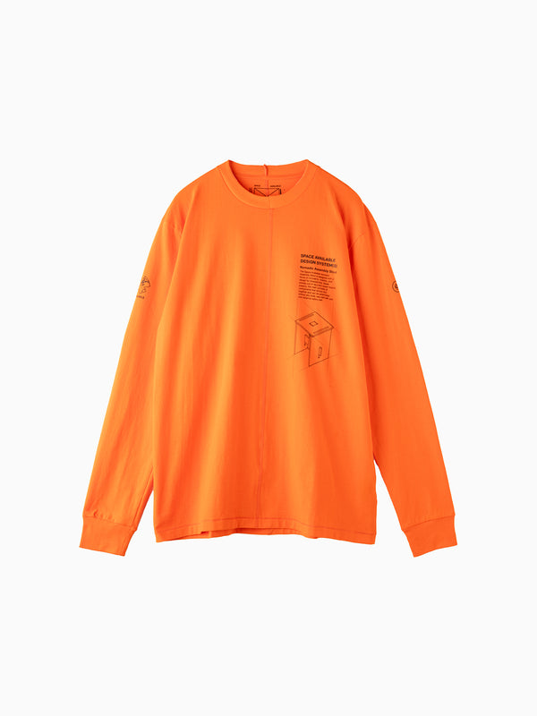 space available Nomadic Stool Long Sleeve Tee Orange