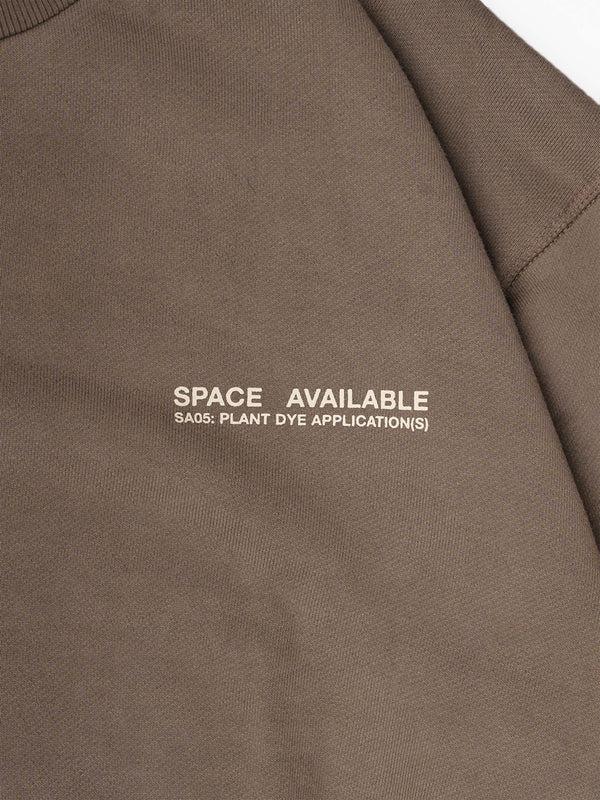 Space Available Plant Dyed Artisan Sweatshirt Earth Dust