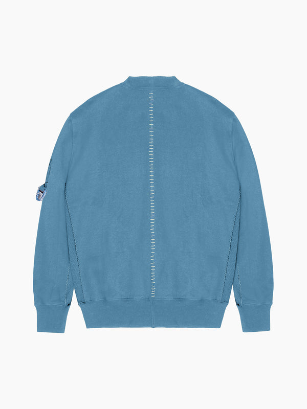 Space Available Plant Dyed Artisan Sweatshirt Indigo